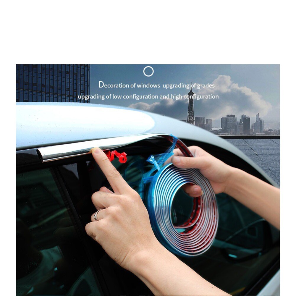 Nẹp chân kính ô tô mạ crom bản 2cm-3cm