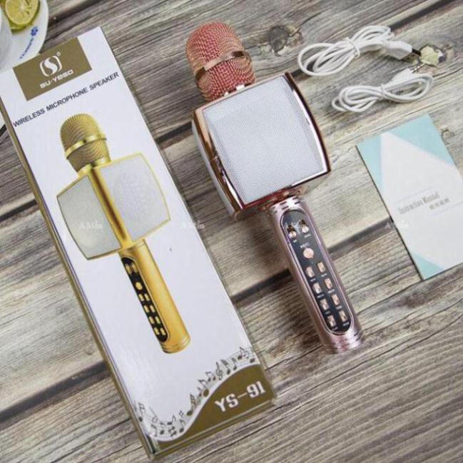 Mic karaoke bluetooth YS91 chính hãng BH 12 tháng