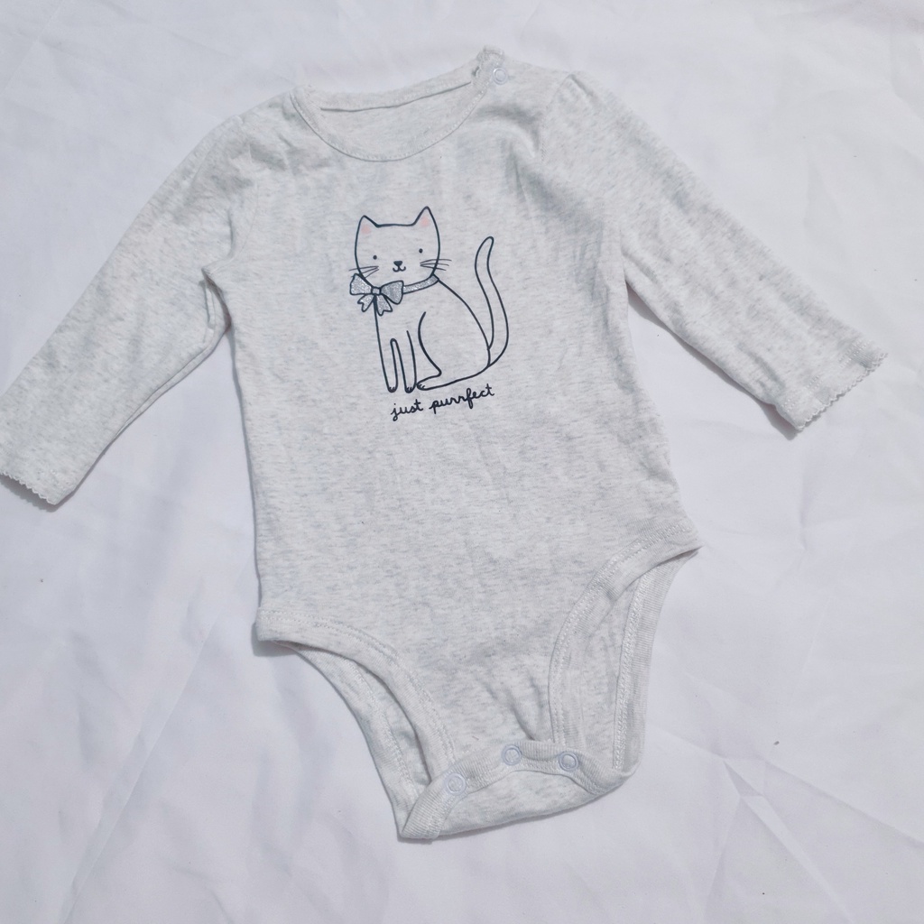 [Chọn mẫu-12m] Body chip dài tay hàng xuất dư cho bé trai bé gái