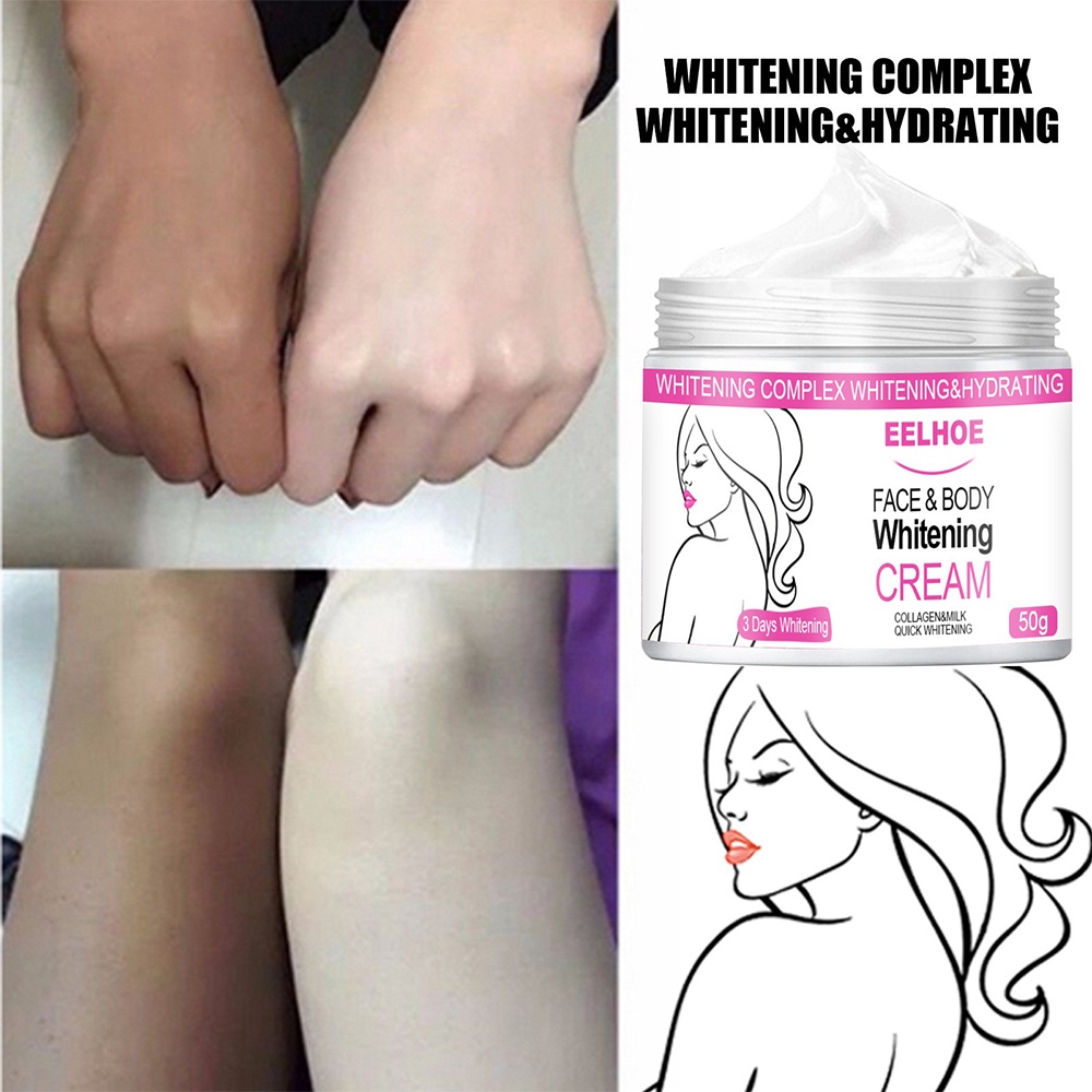 Kem Dưỡng Trắng Da Agdoad Collagen 50g Làm Trắng Da Loại Bỏ Đốm Đen Trên Da