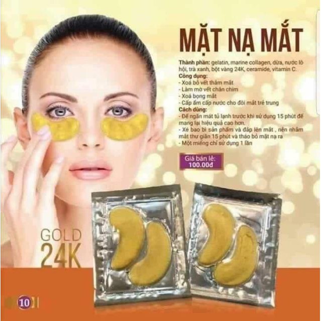 Combo 10 miếng mặt nạ đắp mắt collagen | Thế Giới Skin Care