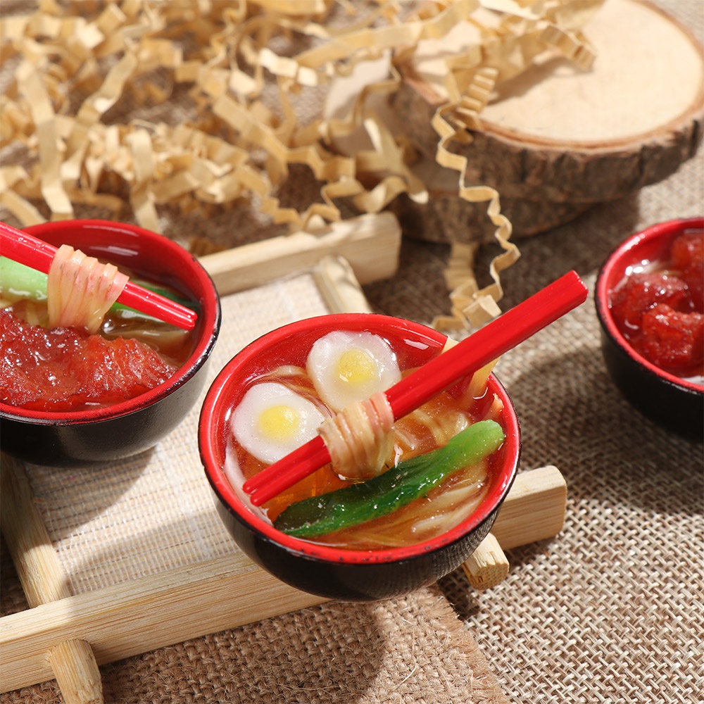 Mô hình thức ăn mini trang trí nhà búp bê