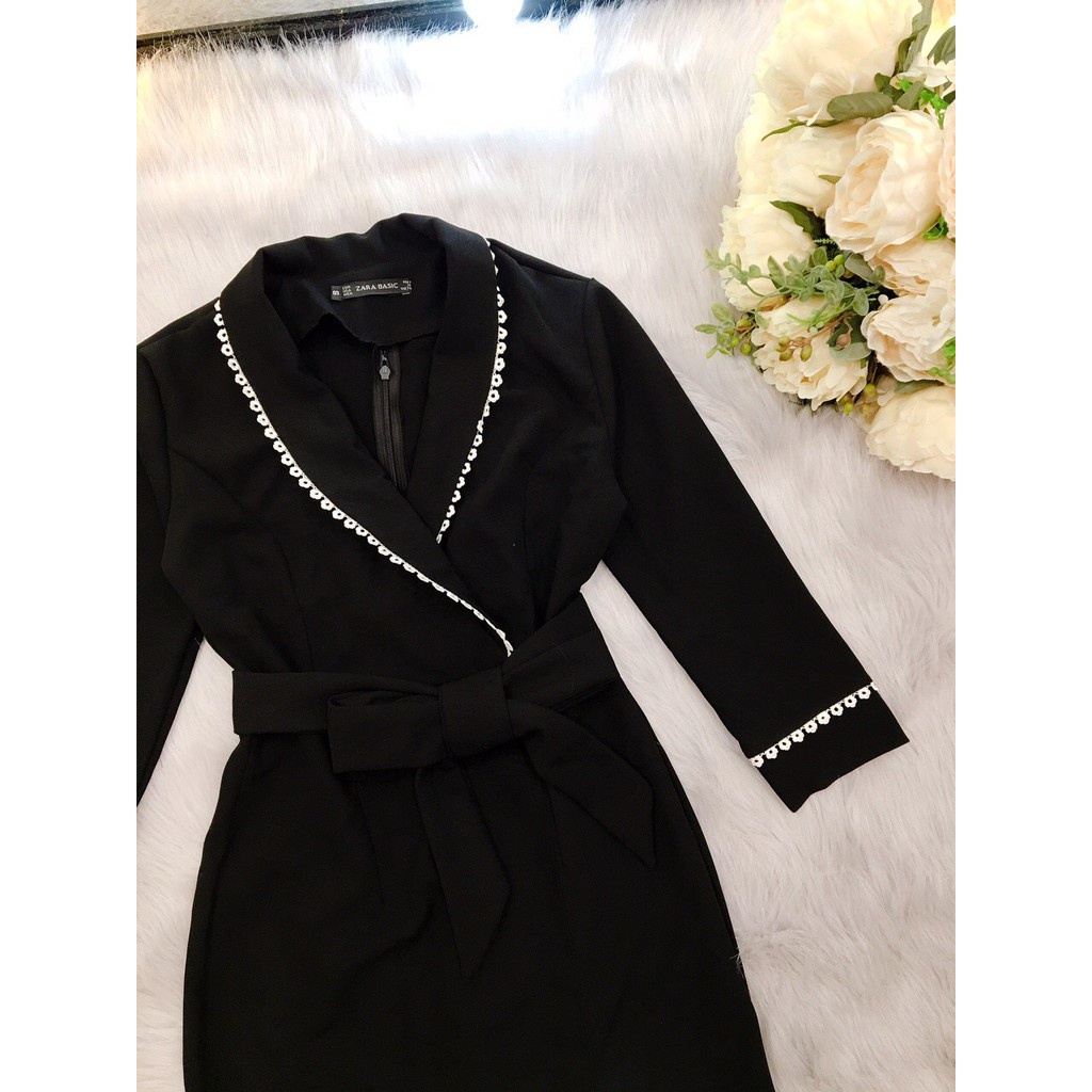 Đầm công sở màu đen ZARA cực đẹp (có thêm màu trắng) GT