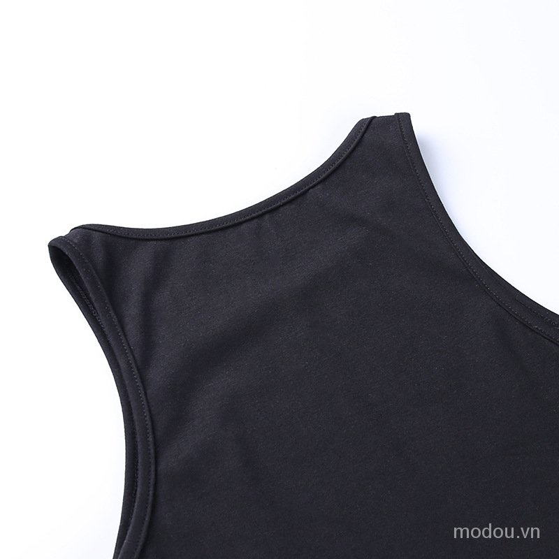 Áo Tank Top Hoạ Tiết Chữ In Phong Cách Punk Cho Phái Nữ