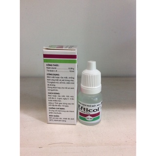 nước nhỏ mắt , mũi Efticol 10ml