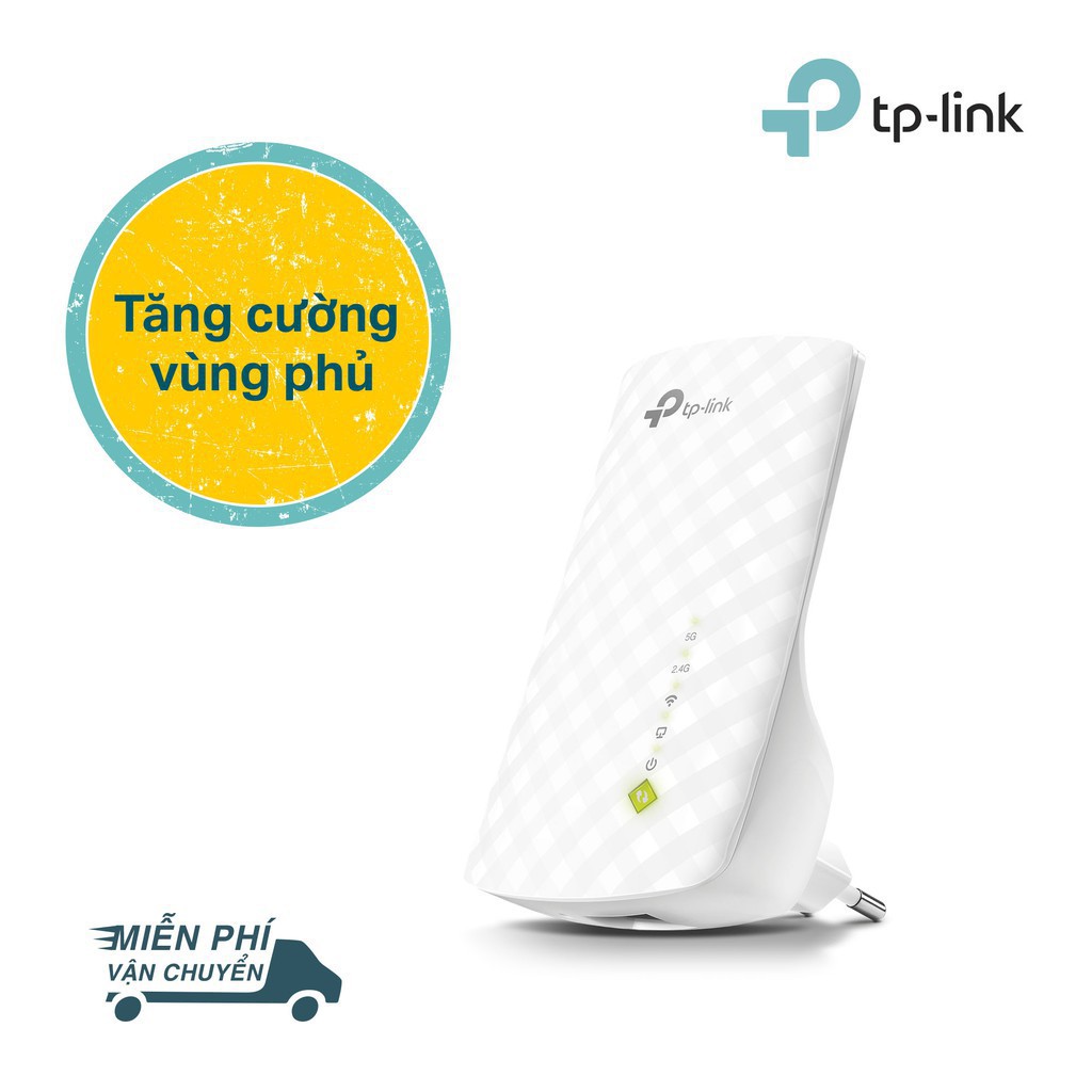 TP-Link Bộ mở rộng sóng Wifi chuẩn AC 750Mbps Tăng cường vùng phủ Wifi - RE200