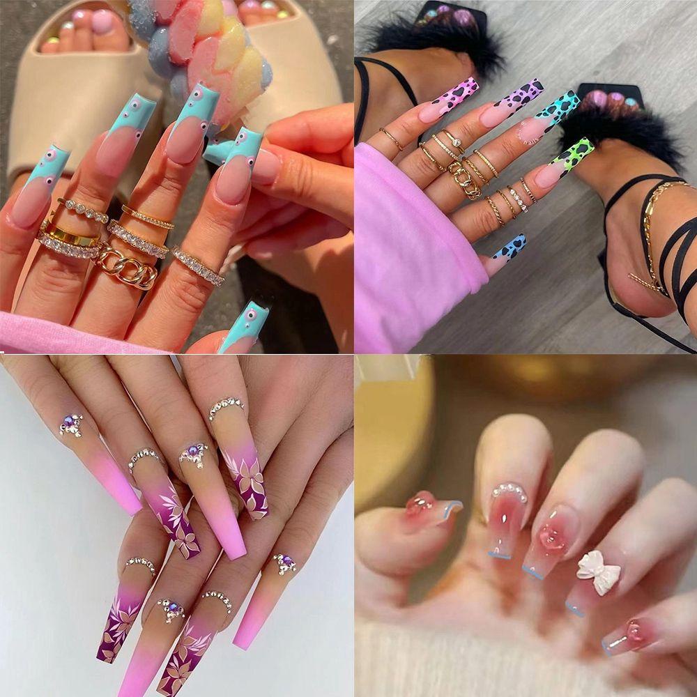 Hộp 24 Móng Tay Giả Múa Ba Lê