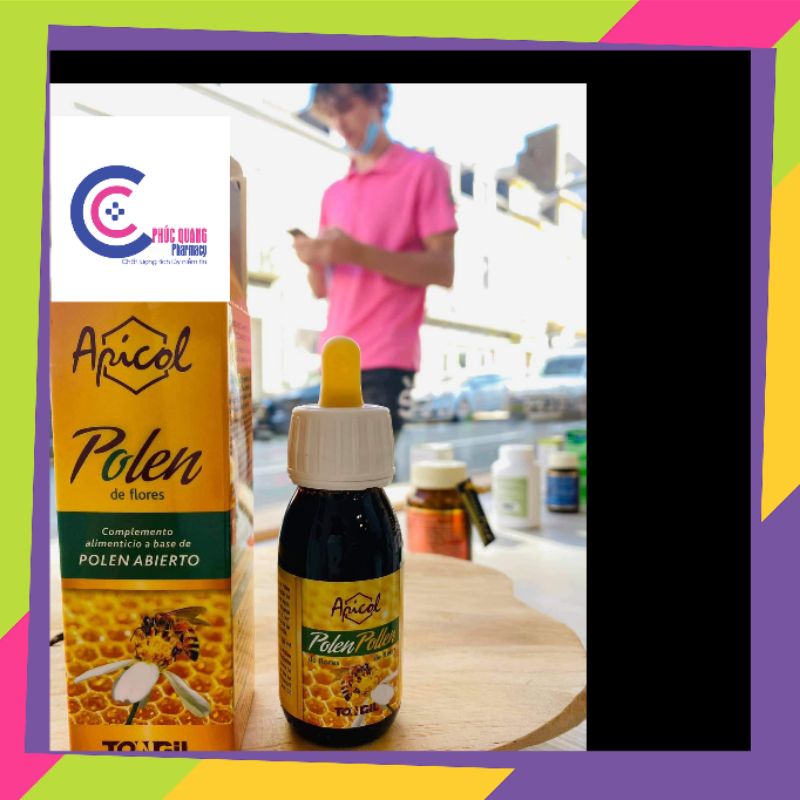 Phấn hoa Apicol Pollen Pháp Chính Hãng giúp trẻ ăn ngon, tăng đề kháng