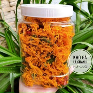 HỦ 500g KHÔ GÀ LÁ CHANH LOẠI NGON