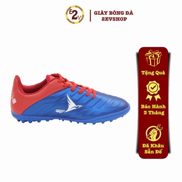 Giày đá bóng thể thao nam Mira Hùng Dũng 16 Xanh Dương, giày đá banh cỏ nhân tạo cao cấp - 2EVSHOP
