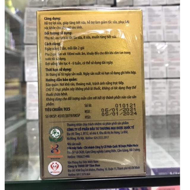 Cốm lợi sữa Tasuamum gold