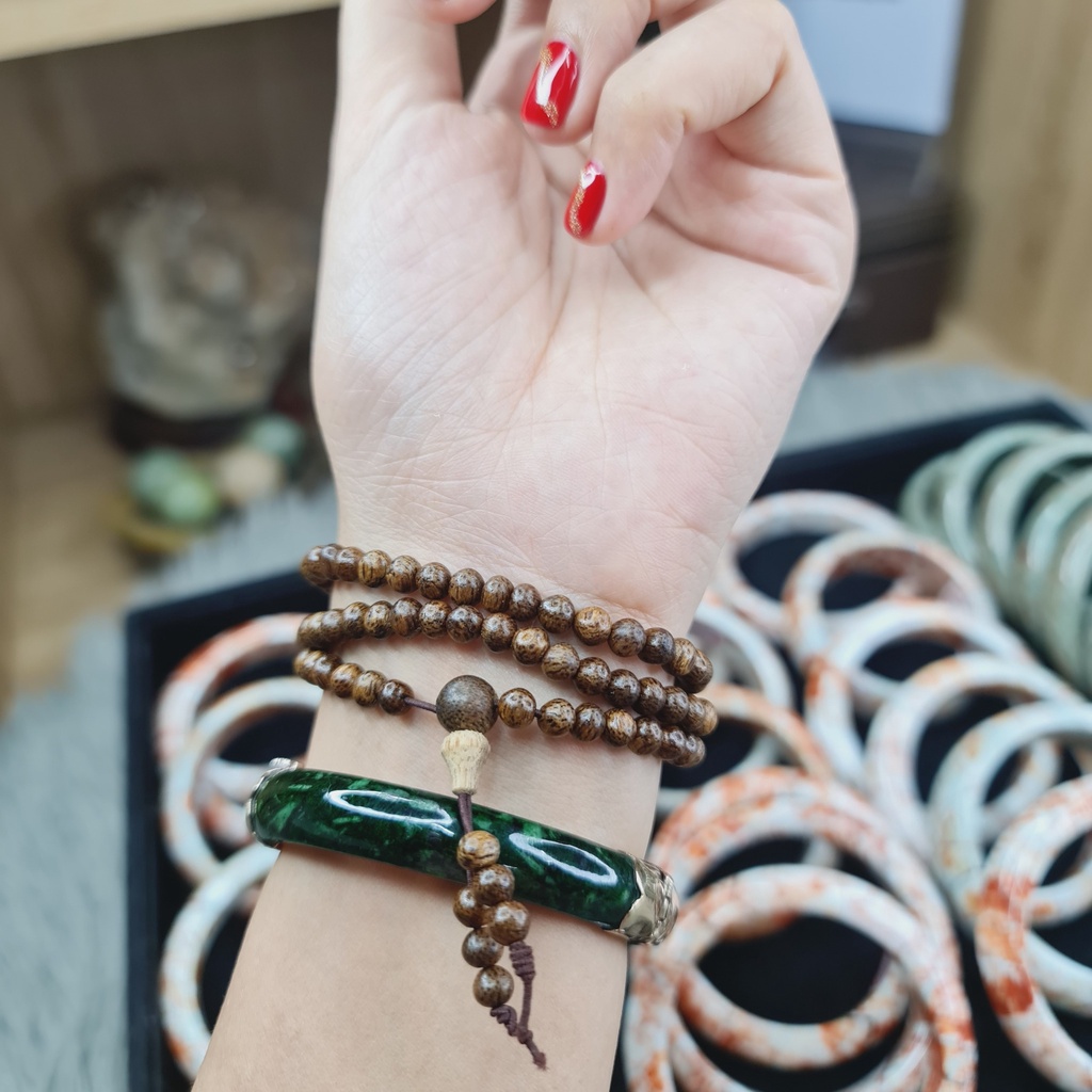 Chuỗi tràng đeo tay 108 hạt - Trầm Tốc Khánh Hòa