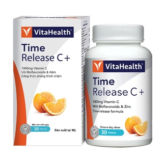 Viên uống bổ sung vitamin c time release c+ c/30v vitahealth