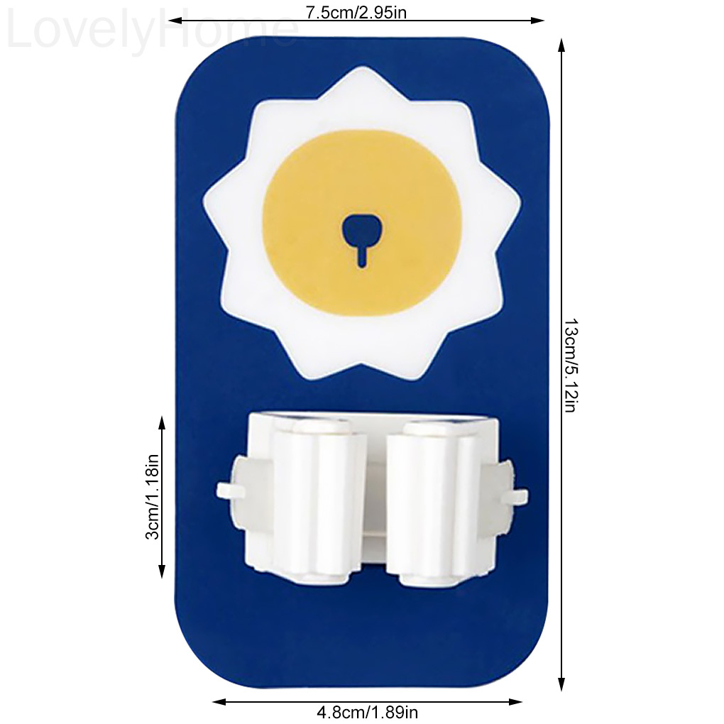 2 Móc Dán Tường Treo Cây Lau Nhà Tiện Lợi