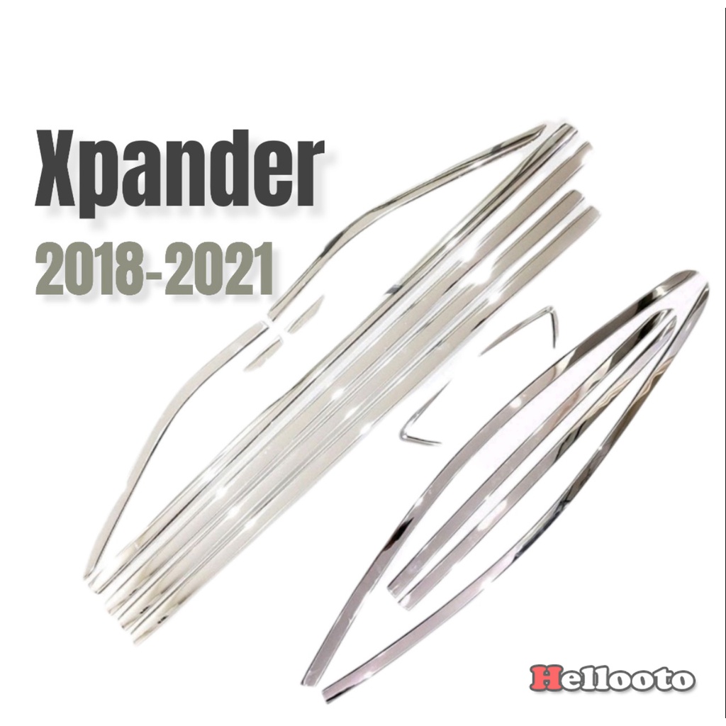 Nẹp Chân Kính, Viền Cong Kính Cho Xe Mitsu Xpander 2018 2019 2020 2021