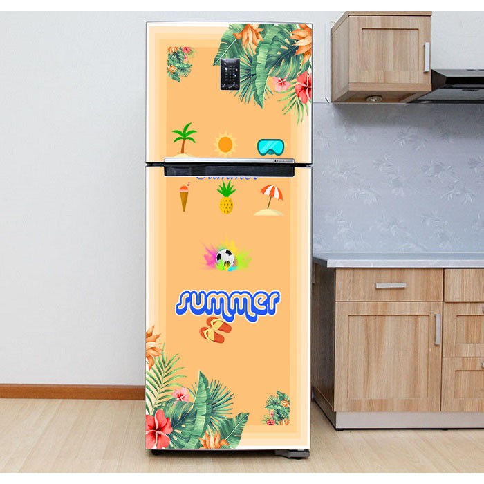 Giấy dán tủ lạnh - máy giặt 3D, siêu bền chống nước, đủ kích cỡ
