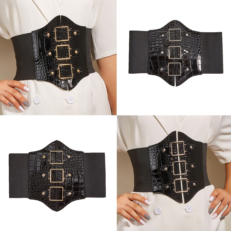 Áo Nịt Ngực Corset Có Khóa Vuông Màu Sắc Trơn Gợi Cảm Cho Nữ