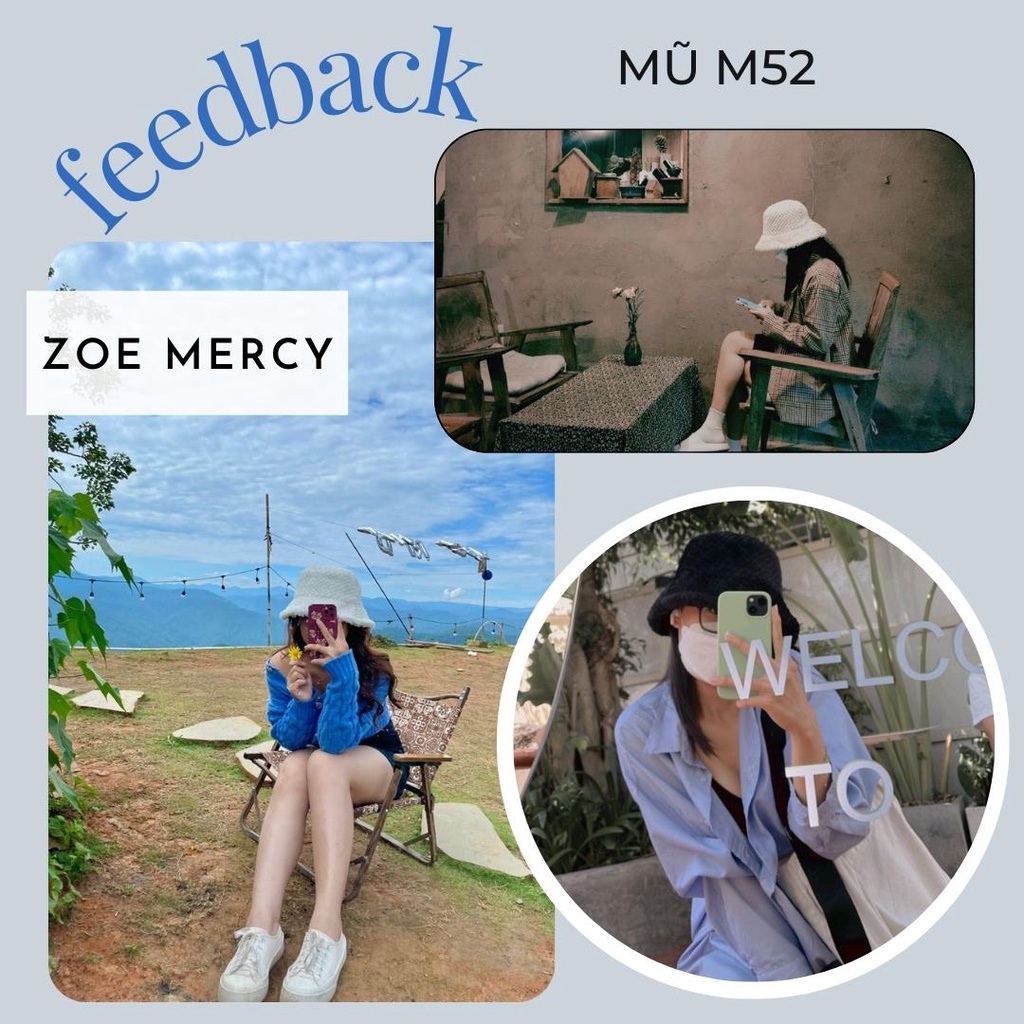 [SẴN]- Mũ nón bucket lông mịn phong cách Ulzzang (M52)