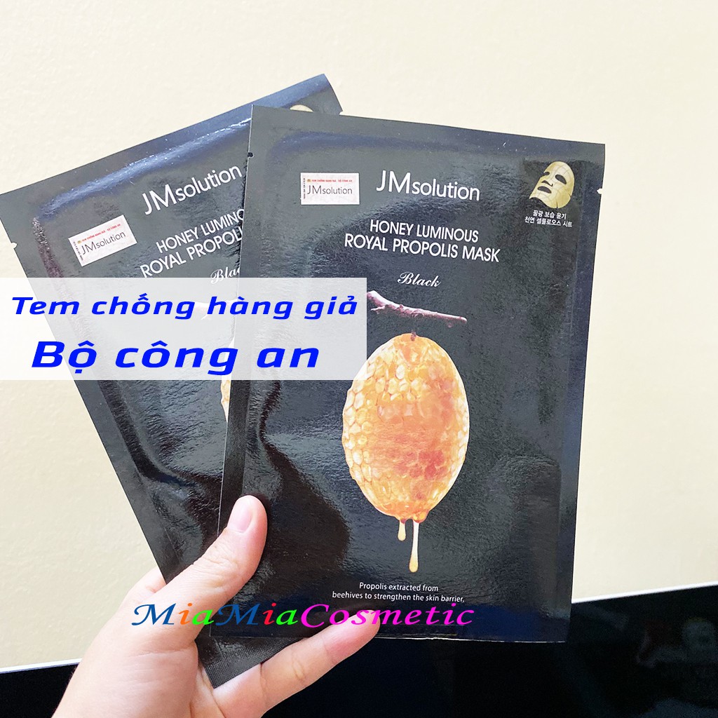 Mặt Nạ JM Solution Mật Ong [MIẾNG LẺ] Honey Luminous Royal Propolis Mask Dưỡng Chất Giúp Da Khỏe Mạnh NHẬP KHẨU