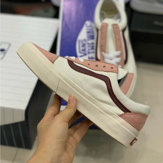 FeeShip_Hàng Cao Cấp_ giày vans custom (trắng hồng)