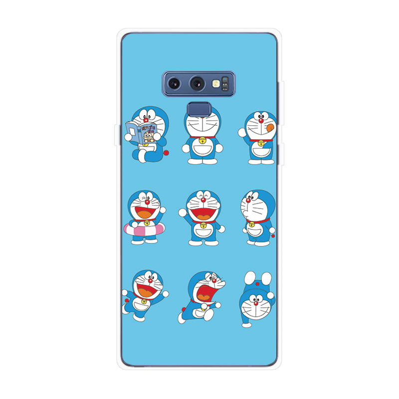 Ốp lưng TPU mềm Samsung Galaxy Note 8 9 Note8 Note9 Doraemon hoa văn