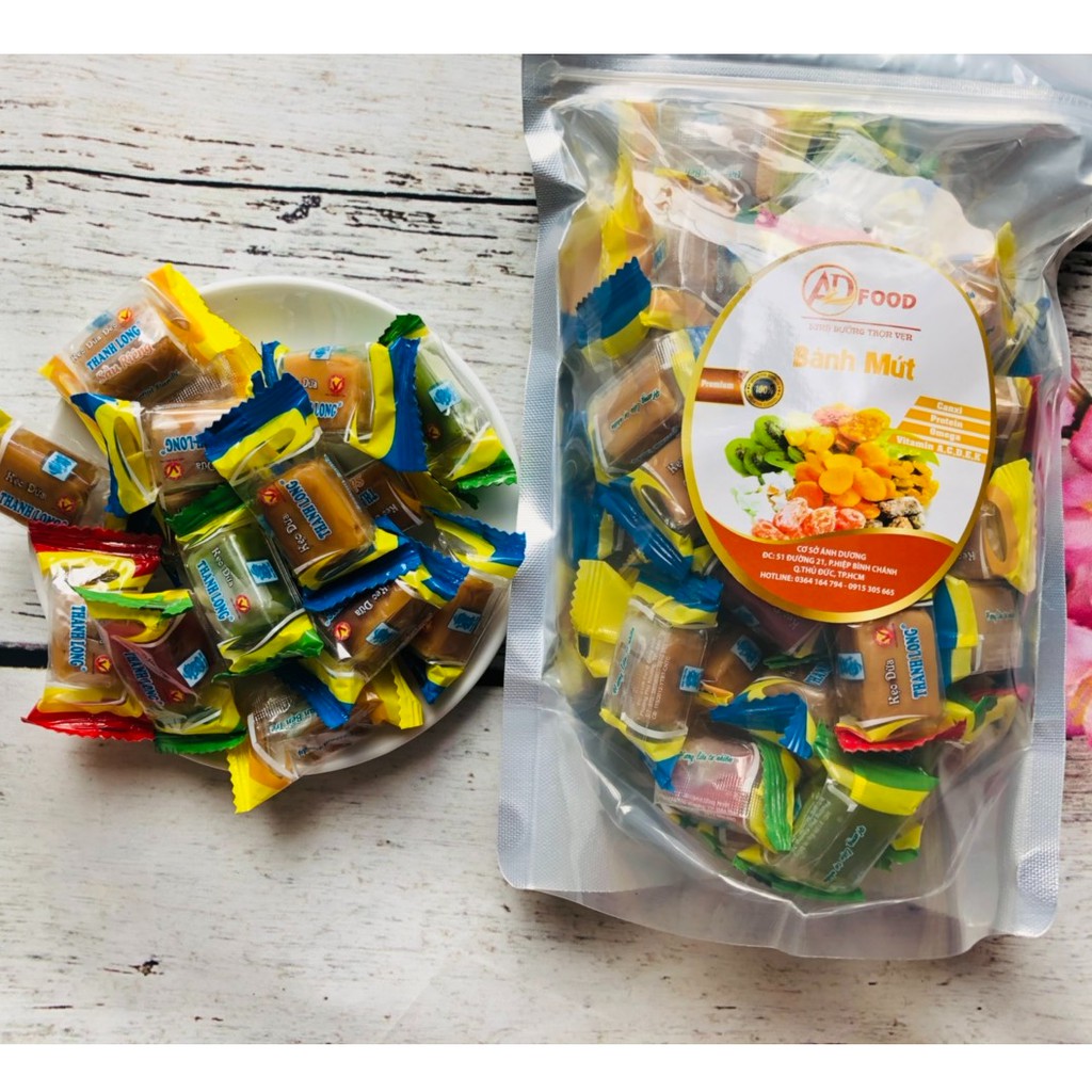1kg kẹo dừa mix đủ vị, Thanh Long