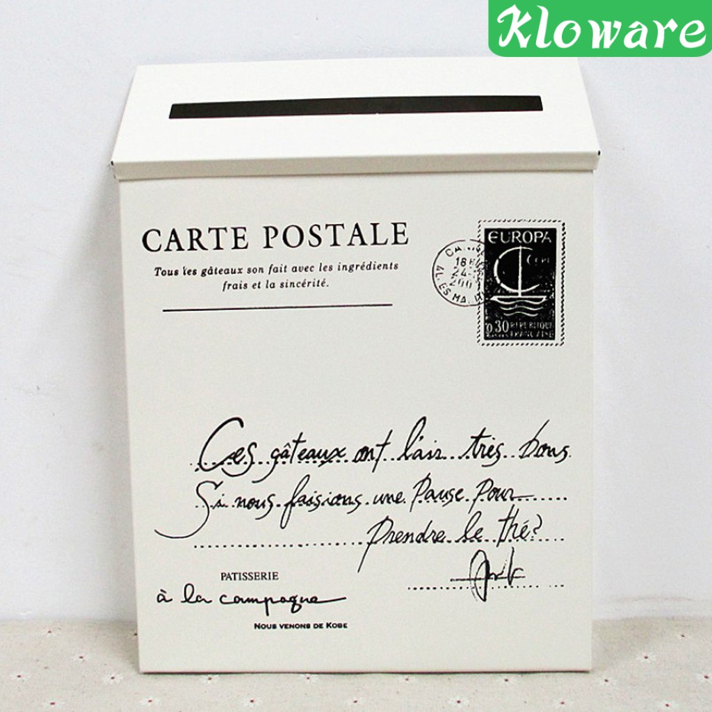 Hộp thư có giá đỡ tiện dụng và bền