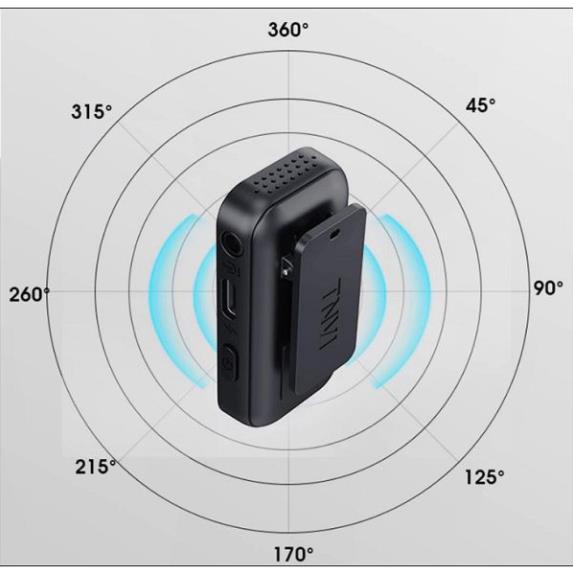 Micro thu âm cài áo không dây TNVI V3 cho 1 người