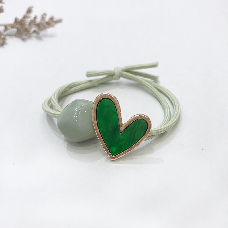 Dây Buộc Tóc Cao Su Màu Sắc Ngọt Ngào Phong Cách Hàn Quốc Cho Nữ