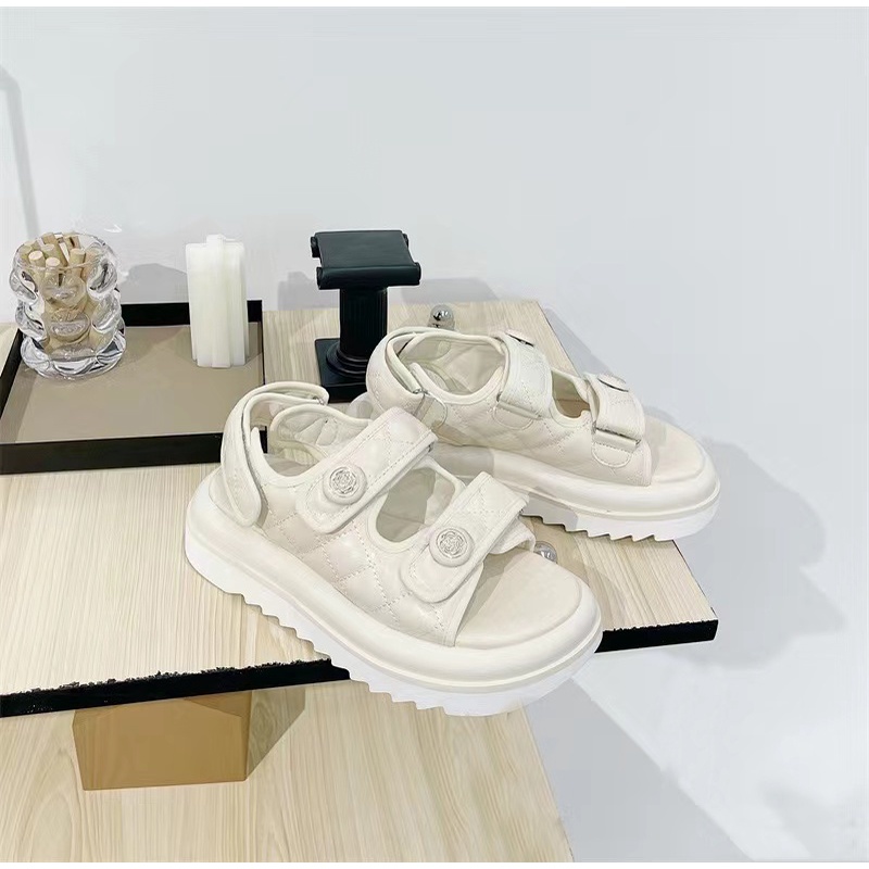 Sandal học sinh đế răng cưa chàm CC tăng chiều cao