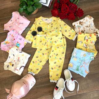 Đồ bộ dài cho bé gái siêu dễ thương