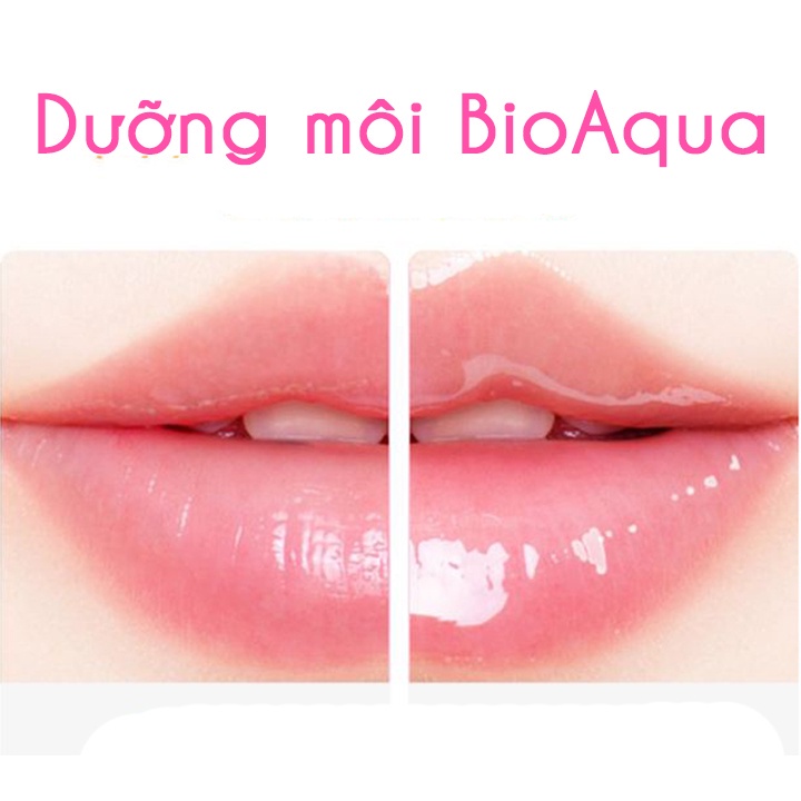 Mặt nạ môi hoa hồng bioaqua căng bóng mềm mại hồng hào dưỡng ẩm cấp ẩm cho môi (Hộp 20 miếng) - vibesvietnam