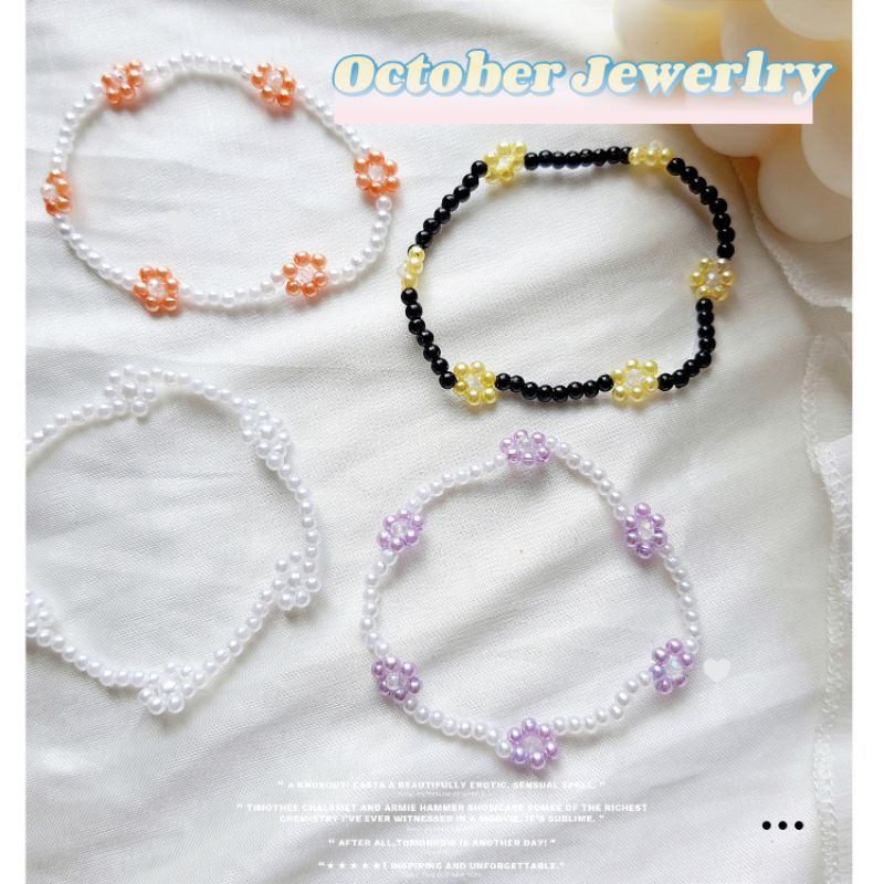 Vòng tay hạt nhựa handmade giá siêu rẻ