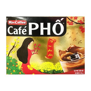 Cà phê hoà tan Phố sữa đá * 10 gói /Hộp - 12G