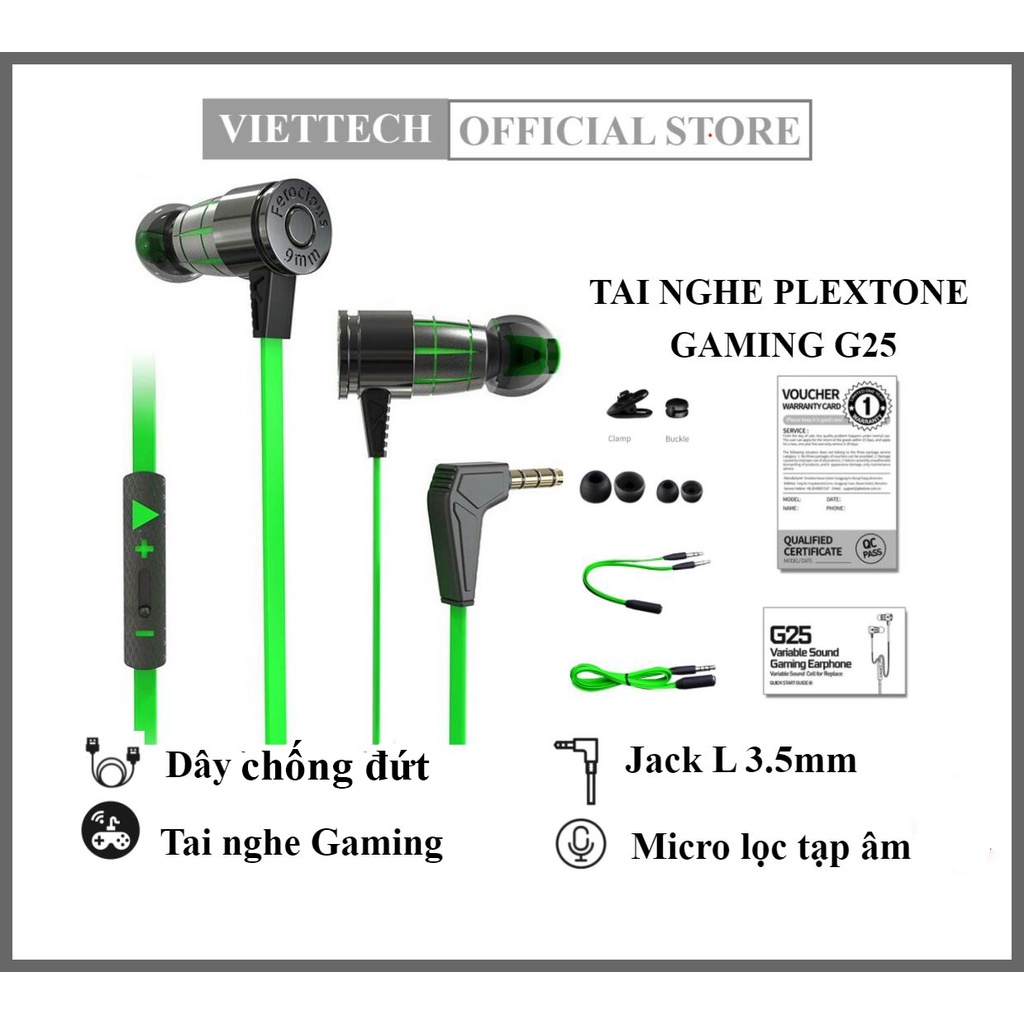 Tai nghe chuyên game có Mic Plextone G25 Mark III 2021 - Hàng chính hãng