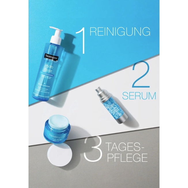Bộ kem dưỡng da, sữa rửa mặt, serum Neutrogena Hydro Boost Water Gel, Aqua Gel của Đức