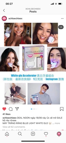 Tẩy trắng răng Úc Whiteglo