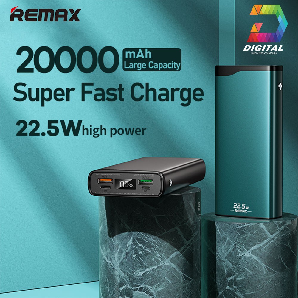 Pin Dự Phòng Remax 20000mAh RPP-129 Chính Hãng