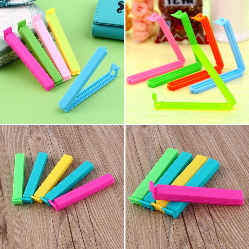 Set 5 Kẹp Niêm Phong Miệng Túi Thực Phẩm Tiện Lợi