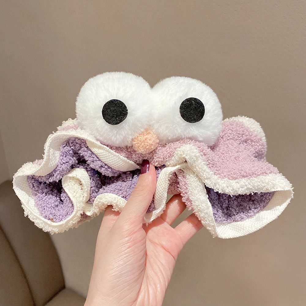 Băng đô rửa mặt trang trí hình đôi mắt to dễ thương phong cách Hàn Quốc chất liệu vải bông co giãn cho nữ