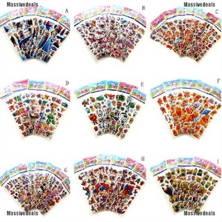 5 Sheet Kawaii Funny Stickers Bubble Sticker For Kids Animals Small Sticker For