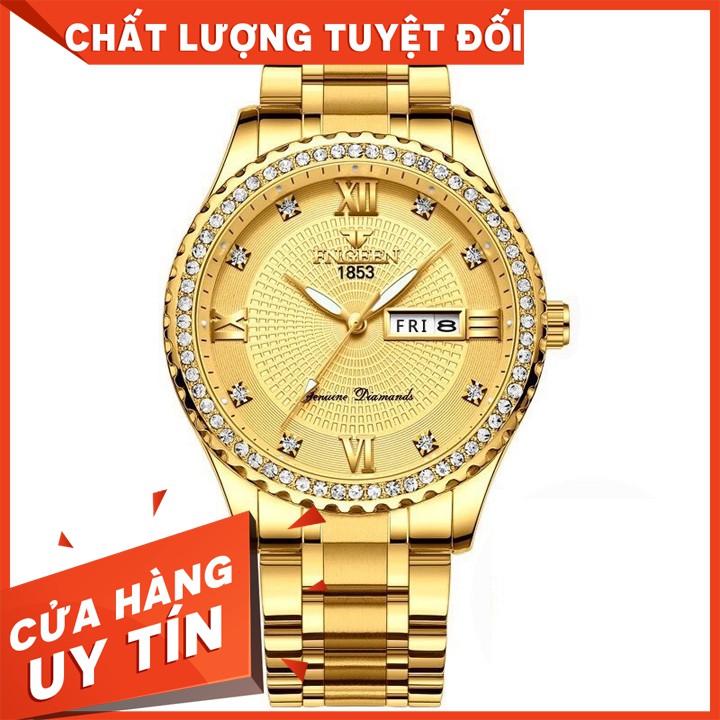 ĐỒNG HỒ NAM CHÍNH HÃNG FNGEEN S888 DÂY KIM LOẠI CAO CẤP CHÍNH HÃNG