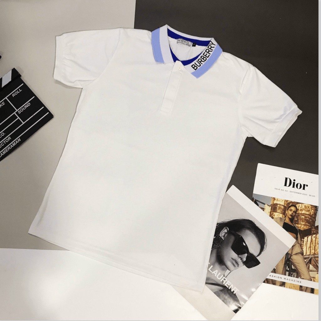 ÁO THUN NAM NGẮN TAY CỔ TRỤ CỰC ĐẸP , TÔN DÁNG FORM CHUẨN CHO CÁC AE HK