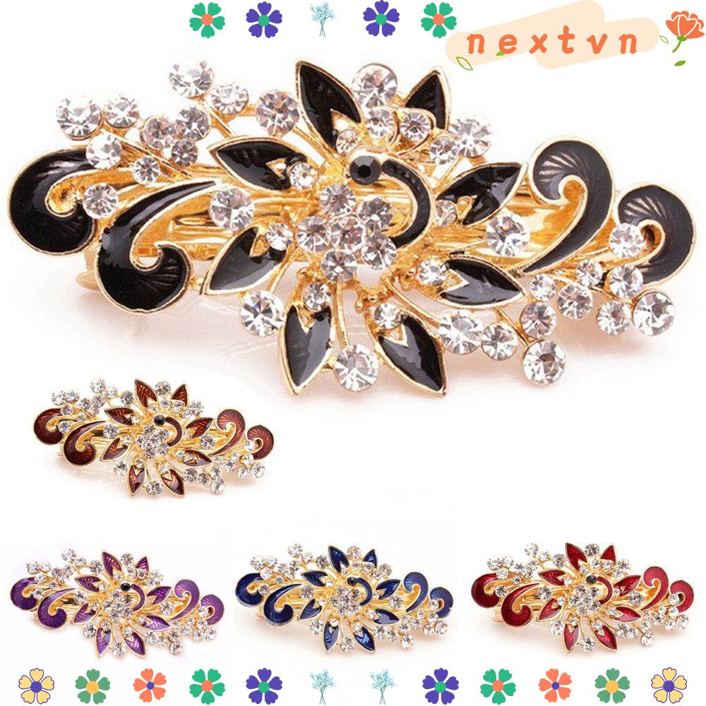 Kẹp tóc hình chim công dễ thương