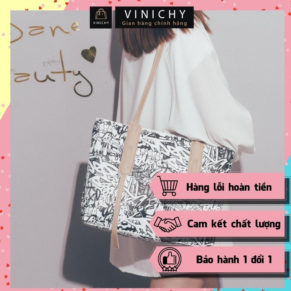 Túi tote nữ, túi xách công sở đi chơi, đi làm VINICHY, da cao cấp size 32cm HA165