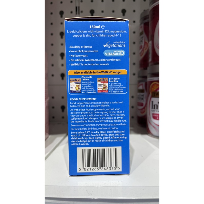 Wellkid vitamin tổng hợp multivitamin cho bé từ 4 -12 tuổi - UK