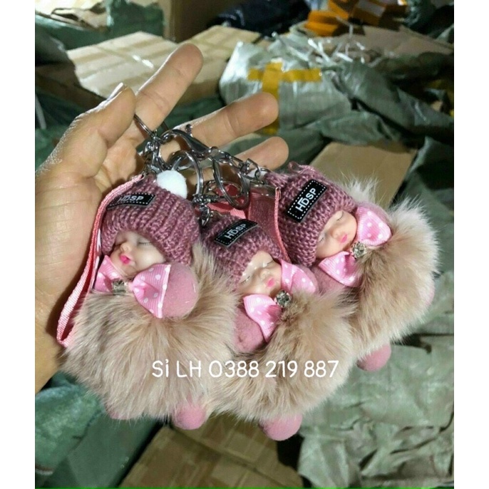 Búp Bê Móc Khoá, Móc Túi, Đồ Trang Trí Dễ Thương