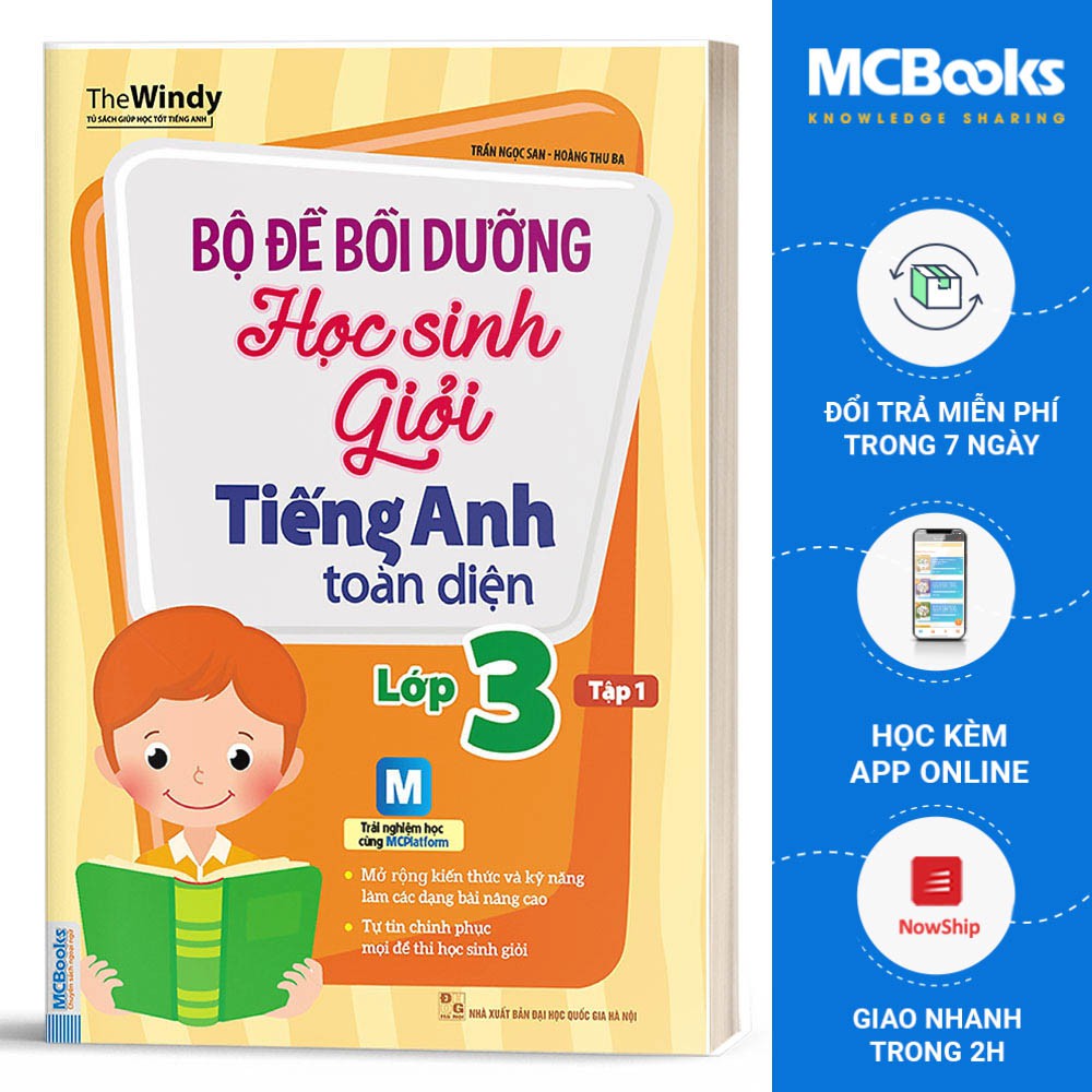 Sách - Bộ đề bồi dưỡng học sinh giỏi tiếng Anh toàn diện - lớp 3, tập 1