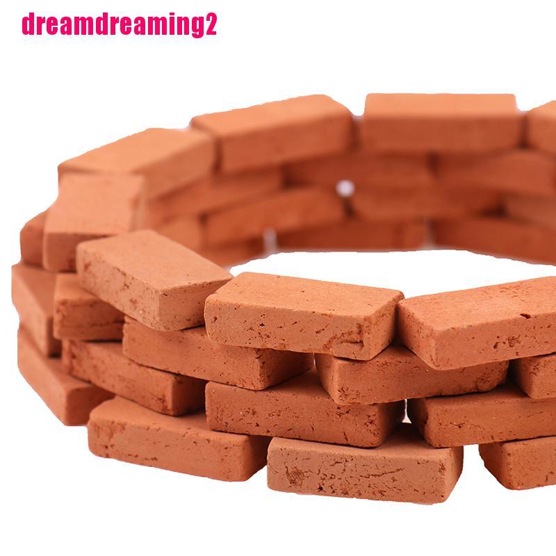 Bộ 50 Mô Hình Gạch Thu Nhỏ Tỉ Lệ 1 / 16 Dùng Để Trang Trí Tiểu Cảnh