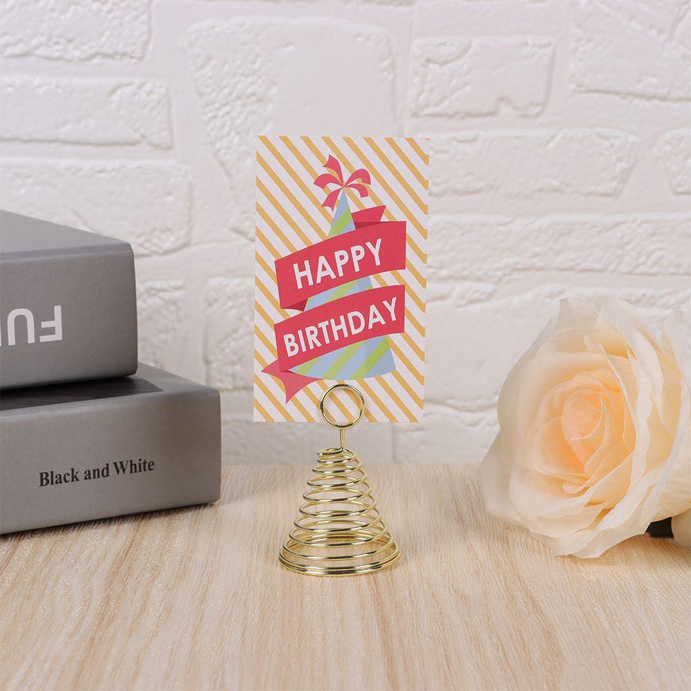 ESPO Kẹp Gắn Ảnh / Thẻ Giấy Bằng Kim Loại Trang Trí Tiệc